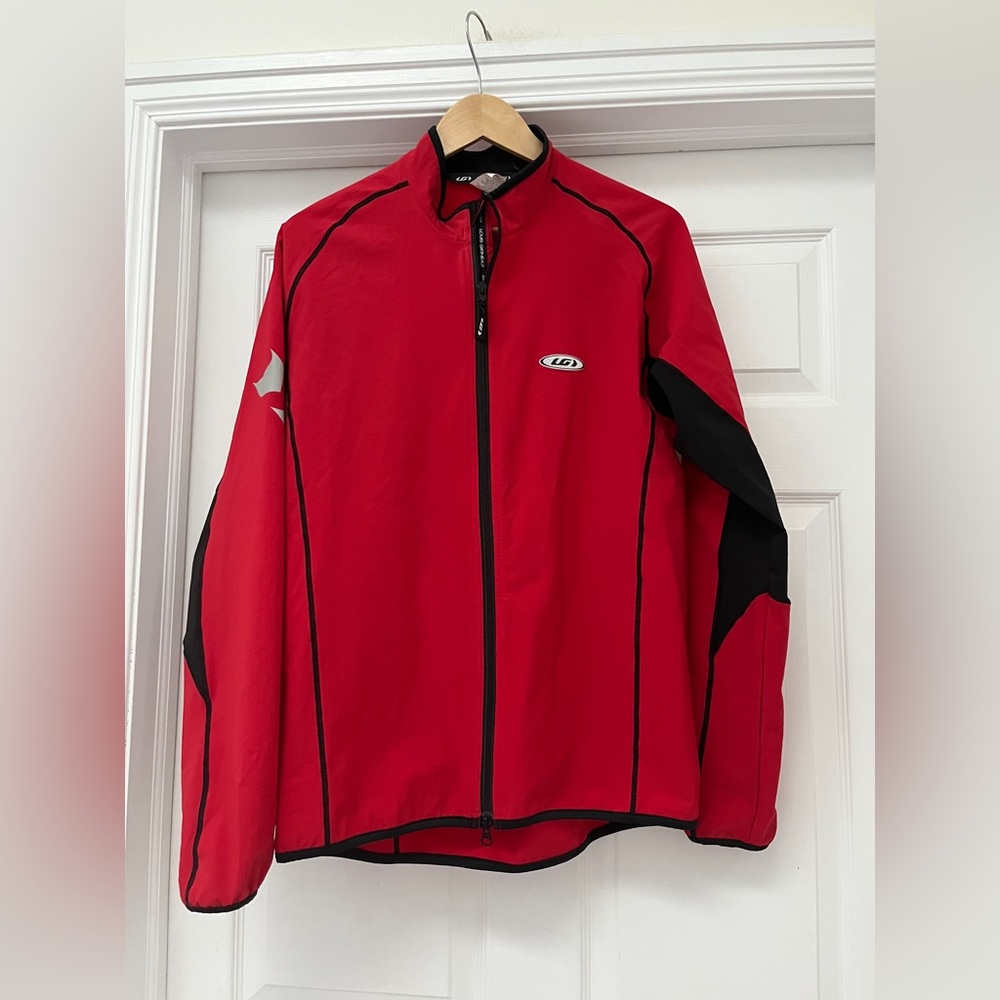 Louis Garneau Men's Red Cycling Jacket size X-LARGE